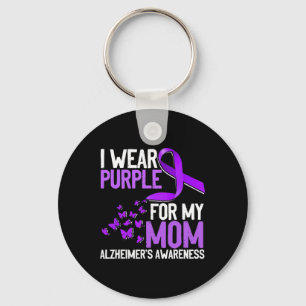Wear Purple For My Mum  Alzheimer´s Awareness  Key Ring