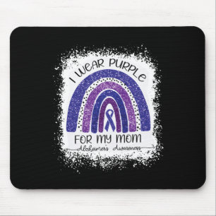 Wear Purple For My Mum Alzheimerheimer's Awareness Mouse Mat