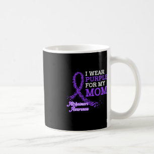 Wear Purple For My Mum Alzheimer's Awareness Band Coffee Mug