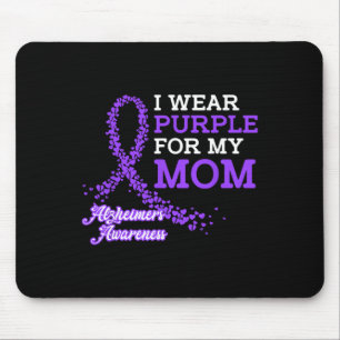 Wear Purple For My Mum  Alzheimer's Awareness Band Mouse Mat