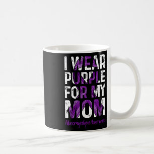 Wear Purple For My Mum - Fibromyalgia Awareness Coffee Mug