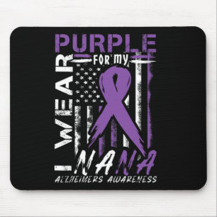 Wear Purple For My Nana Alzheimerheimer Heimers Aw Mouse Mat
