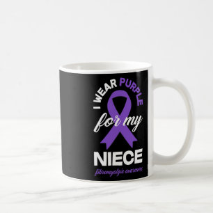 Wear Purple For My Niece Fibromyalgia Awareness 1 Coffee Mug