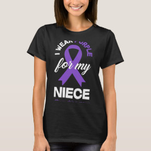 Wear Purple For My Niece Fibromyalgia Awareness 1 T-Shirt