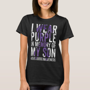 Wear Purple For My Son Overdose Awareness Ribbon 1 T-Shirt