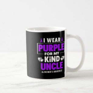 Wear Purple For My Uncle Alzheimerheimer's Awarene Coffee Mug