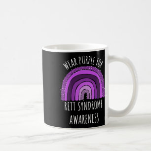 Wear Purple For Rett Syndrome Awareness Month Rett Coffee Mug