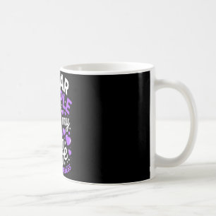 Wear purple for wife lupus awareness month sle coffee mug