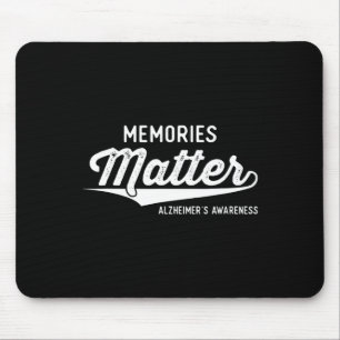 Wear Purple Heimerheimer's Awareness Gifts Memorie Mouse Mat