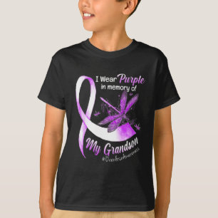 Wear Purple In Memory Of My Grandson Overdose Awar T-Shirt