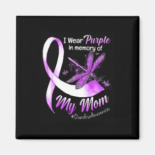 Wear Purple In Memory Of My Mum Overdose Awareness Magnet