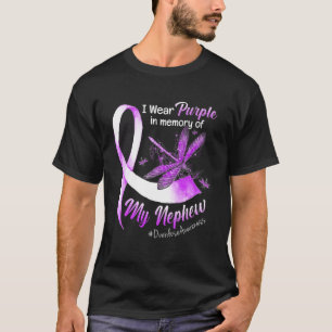 Wear Purple In Memory Of My Nephew Overdose Awaren T-Shirt