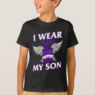 Wear Purple In Memory Of My Son Overdose Awareness T-Shirt