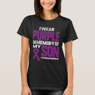 Wear Purple In Memory Of My Son Overdose Awareness T-Shirt