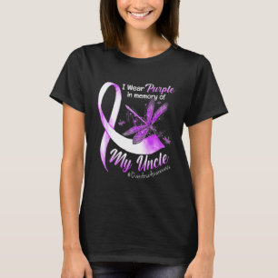 Wear Purple In Memory Of My Uncle Overdose Awarene T-Shirt