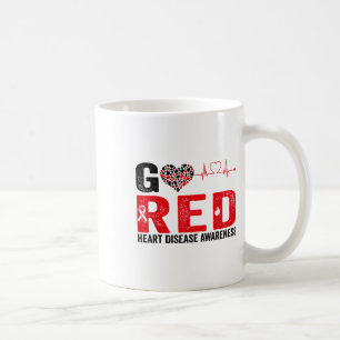 Wear Red Day Go Red In February Heart Disease Awar Coffee Mug