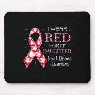 Wear Red For My Daughter Heart Disease Awareness S Mouse Mat