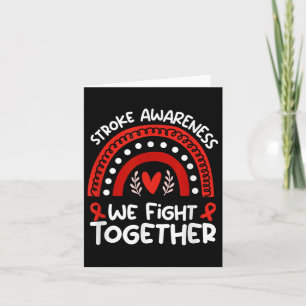 Wear Red For Stroke Awareness Shirt _ Stroke Card