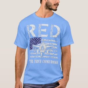 Wear Red On Fridays Military Veteran Support Our T T-Shirt