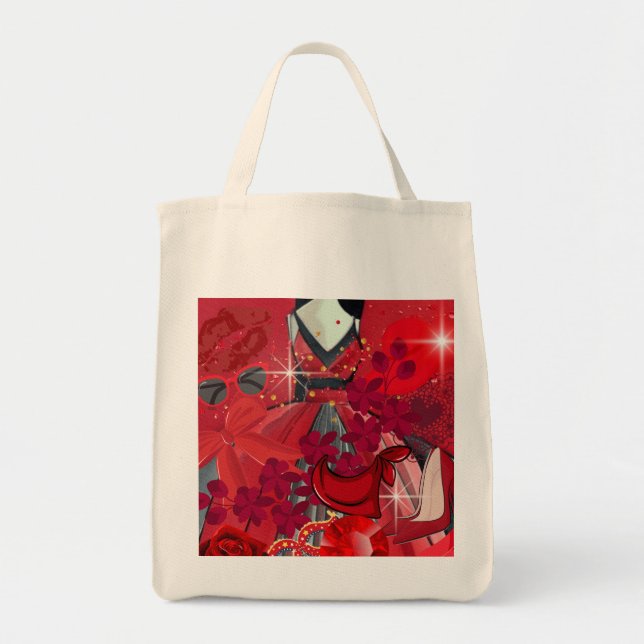 Wear Red Tote Bag (Front)