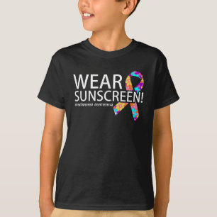 Wear Sunscreen Melanoma Awareness T-Shirt