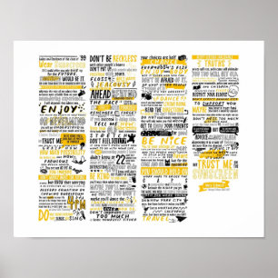 Wear Sunscreen Poster