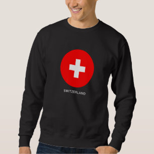 Wear Switzerland Flag Illustration  Graphic Design Sweatshirt