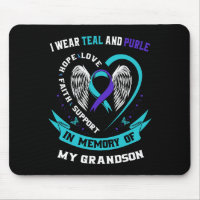 Wear Teal And Purple For My Grandson Suicide Aware