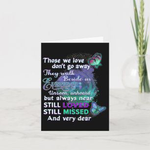 Wear Teal And Purple For Someone I Miss Suicide Pr Card