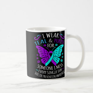 Wear Teal And Purple Happy Suicide Awareness Sup Coffee Mug
