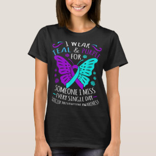 Wear Teal And Purple Happy Suicide Awareness Sup T-Shirt