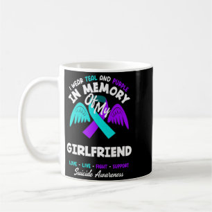 Wear Teal And Purple In Memory Of Girlfriend Coffee Mug