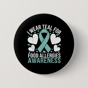 Wear Teal For Grandson Tourette Syndrome Awareness 6 Cm Round Badge