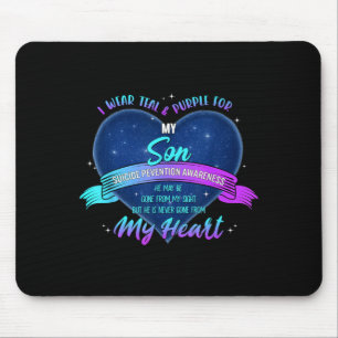 Wear Teal Purple For Son Suicide Prevention Mouse Mat