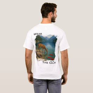 Wear The Calm – Deer at the Lake Tee