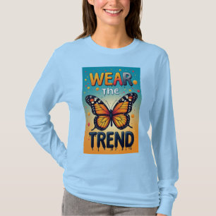 Wear the Trend: Colourful Dripping Typography T-Shirt
