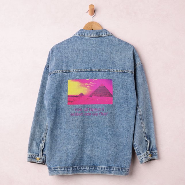 Wear The Word or Not Denim Jacket (Hangar)