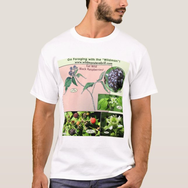 Wear Wild Black Raspberries T-Shirt (Front)