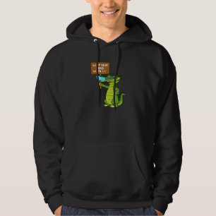 Wear Your Face Mask Alligator Hoodie