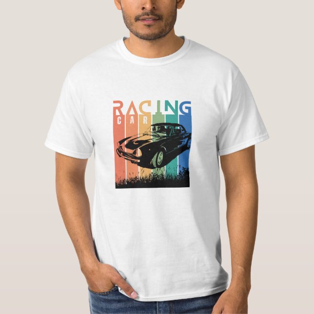 Wear your sport, Car Racing T-Shirt (Front)