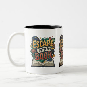 Wear Your Story: Escape into a Book Edition Two-Tone Coffee Mug
