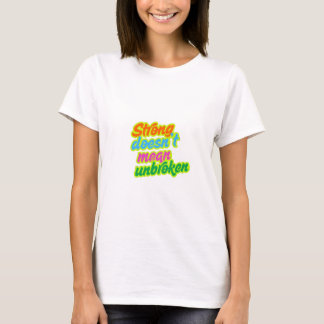 Wear Your Strength – Inspired Tee Design