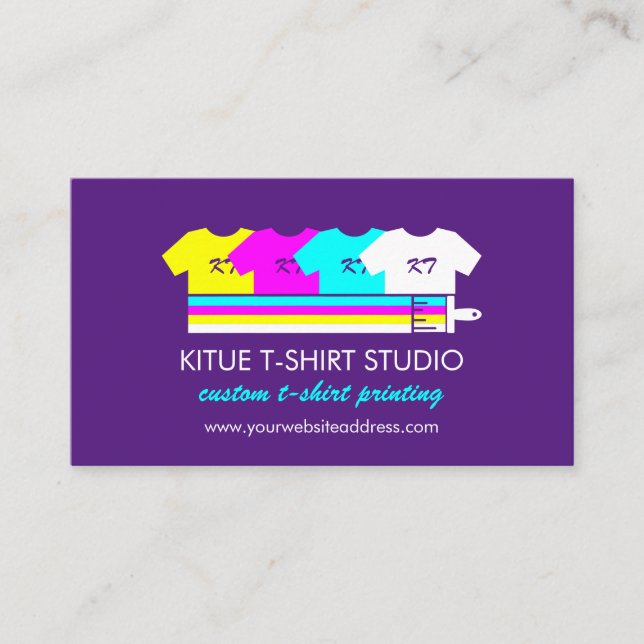 Wearable Art Apparel Studio Business Card (Front)