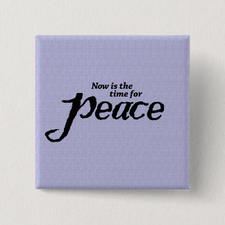 Wearable colourful peace button