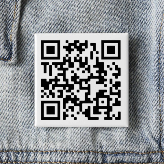 Wearable QR Code Design 15 Cm Square Badge (Creator Uploaded)