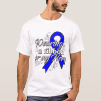 Wearing a Blue Awareness Ribbon for My Hero