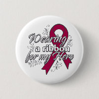 Wearing a Burgundy Ribbon For My Hero