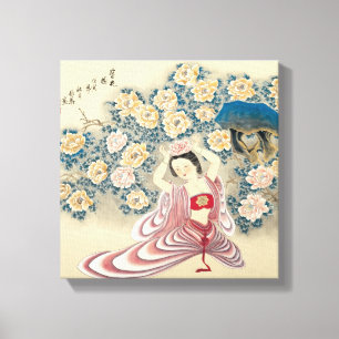 Wearing A Flower in the Head Canvas Print