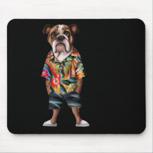 Wearing A Hawaiian And Shorts 1 Mouse Mat