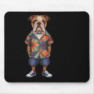 Wearing A Hawaiian And Shorts Mouse Mat